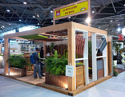 Stand VIVRE en BOIS au salon Paysalia de Lyon