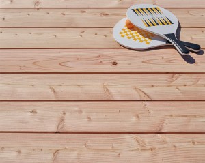 Terrasse bois Palma en Mélèze Classe 3.2 hors aubier