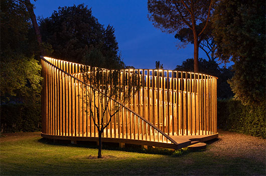 "Pavillon ça joue !" à la Villa Médicis de Rome - Photo : ©Daniele Molajoli