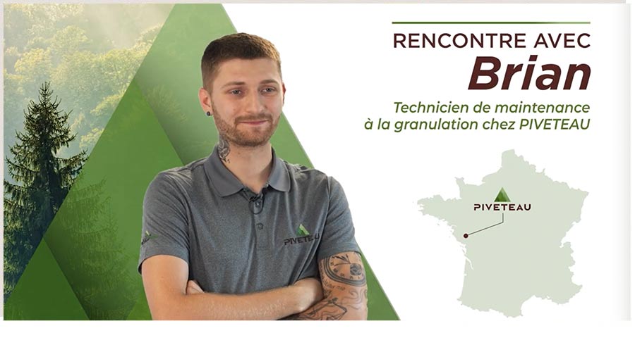 Témoignage de Brian technicien de maintenance chez Piveteaubois