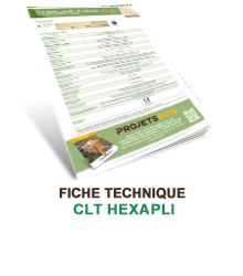 Je consulte et télécharge la fiche technique du CLT HEXAPLI.