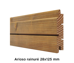 Bardage bois ignifugé Douglas Arioso Rainuré IGNI-B Piveteaubois